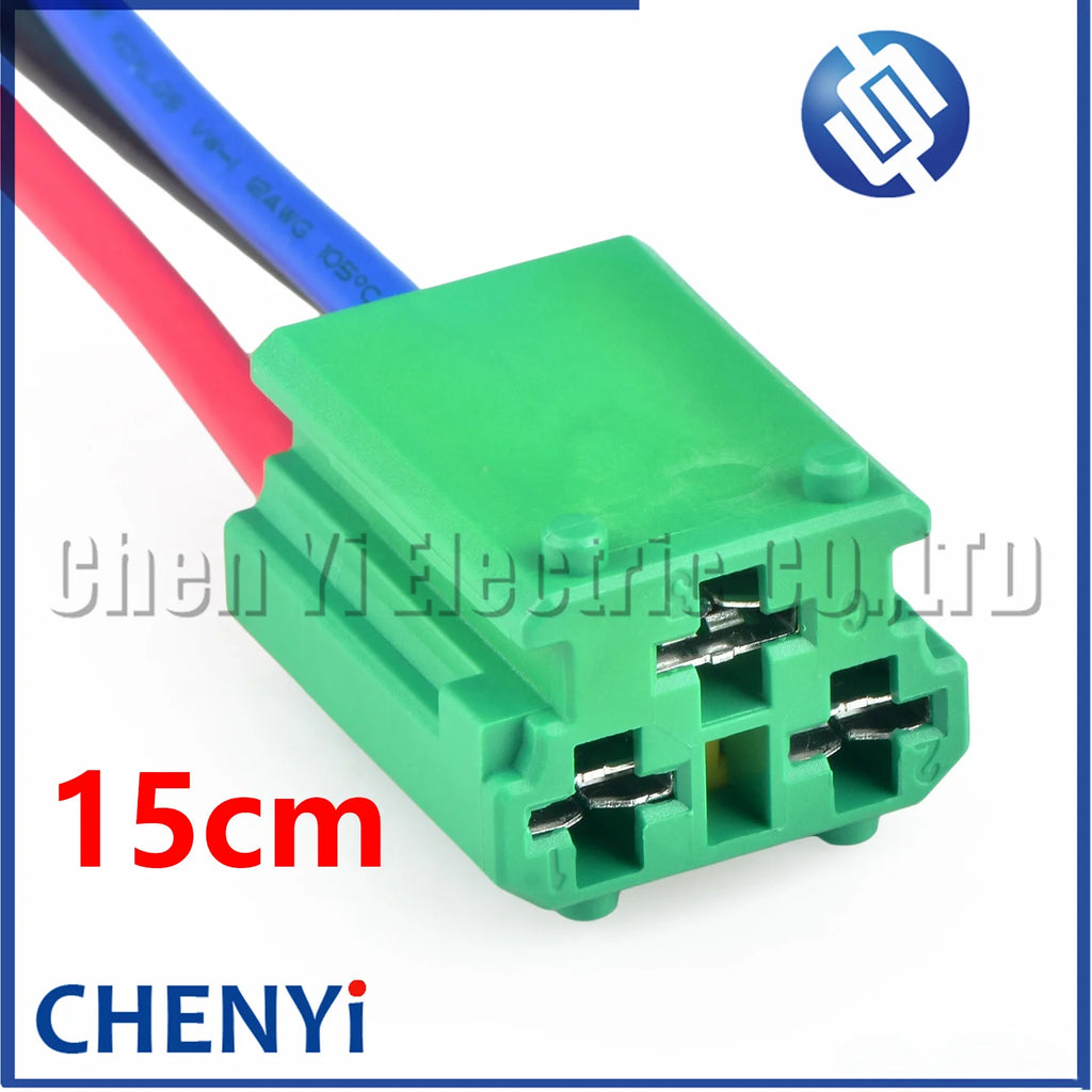3 Pin Auto Fuse box connector Engine cooling fan harness plug 1544226-1 1544225-1 1544225-3 1544226-3 For Peugeot Citroen