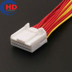 20 Pin Connector 0.7mm Series Male Female Connector Cable Plug Motorcycle Electrical Harnesses Wiring Harness 1473807-1