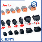 The dustproof waterproof cover lid of the connector use For the Duetsch DT series female plug 2/3/4/6/8/12P 1011-344-0205