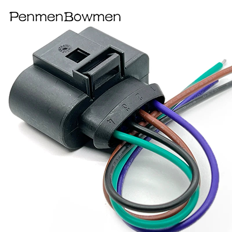 1 Set 4 Pin Auto Engine Ignition Coil Waterproof Electrical Cable Connectors Female Wire Harness Plug 8K0973724