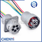 DEUTSCH Gray 5 Pin Waterproof connector HD16-5-16S HD10-5-16P HD10 1.5 Series Flame Retardant diagnosis Plug With pins