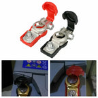 2X Auto Battery Terminal Cable Clamp Negative Positive Top-Post For Toyota Car Cable Connector Battery Main Cable Top Post Clamp