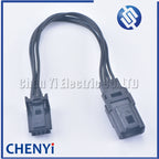 Black 4 Pin female Automotive Connectors 1379658 CONN PLUG HSG shell sheath 1379658-1 with 15cm wires