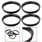 4Pcs Automotive Car Plastic Wheel Hub Centering Rings 74.1 X 72.6 Mm For BMW Wheel Bore Center Spacer Black Hubrings Bore