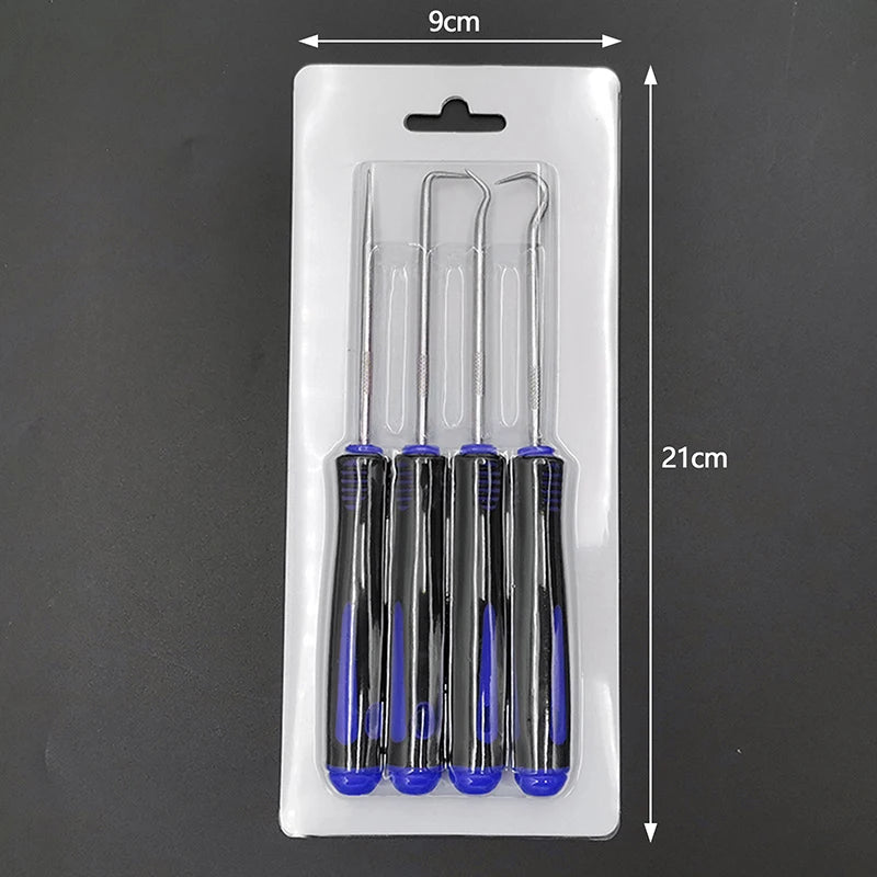 4Pcs/set Sealing Repair Props Car Auto Vehicle Oil Seal Screwdrivers Set O-Ring Seal Gasket Puller Remover Pick Hooks Tools