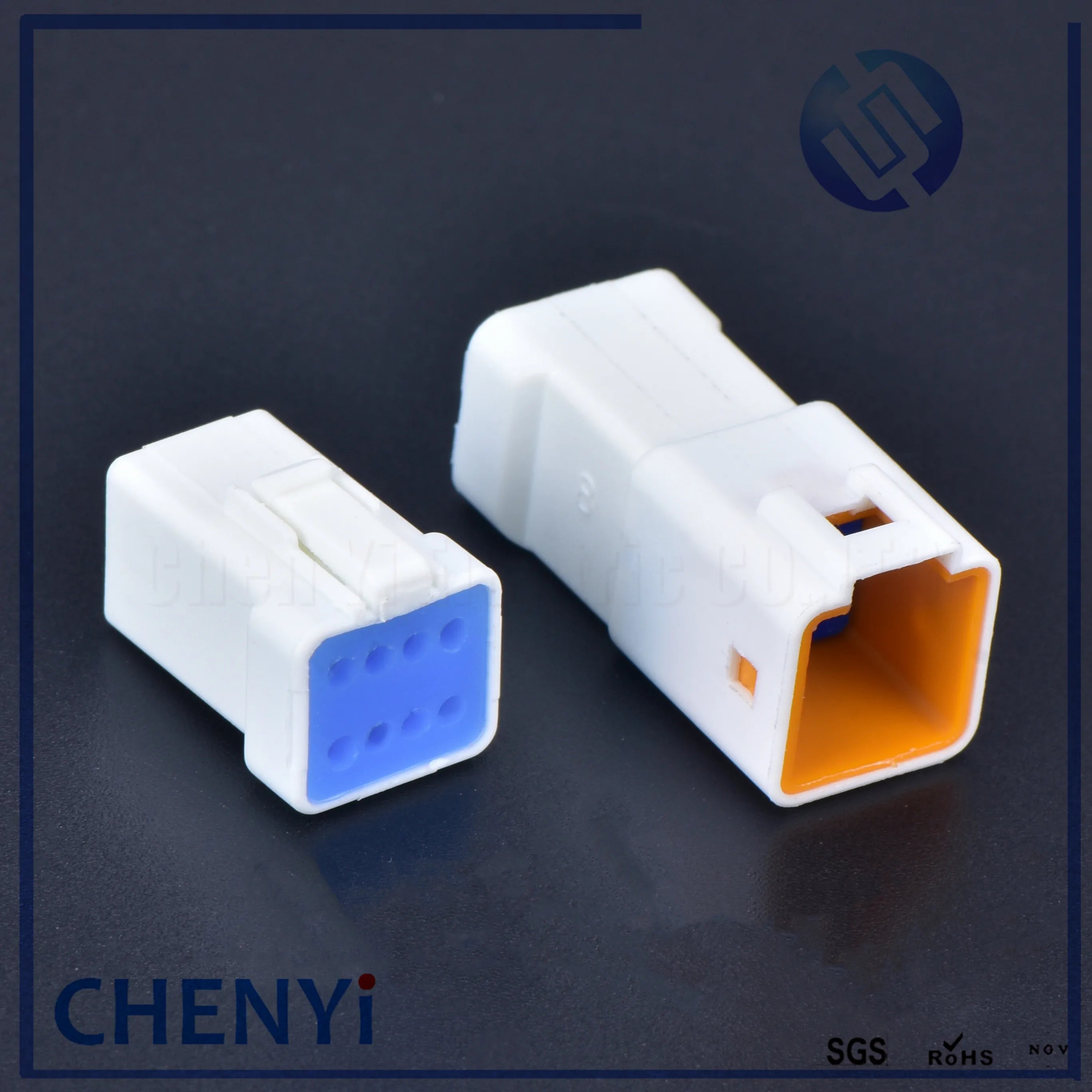5 sets Black or white 8 Pin Automotive Waterproof Connector Male or Female Butt Plug 08R-JWPF-VSLE-S 08T-JWPF-VSLE-S With pins