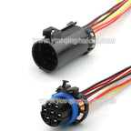 7 PIN 3.5mm Male Female Car Transfer Case Actuator Motor Connector For Great Wall Haval Hover 12110753 12110751
