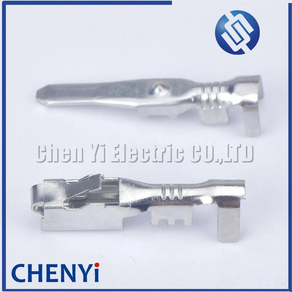 20 pcs 2.8 mm auto wire terminal brass crimp loose terminal for male female fog lamp light connector H11 H8 H9 Xenon Plug