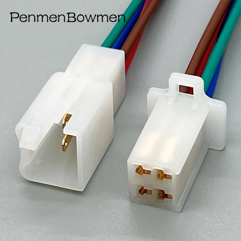 1 Set 2 3 4 6 9 Pin Car Flame Retardant Rubber Sleeve Electrical Connectors Wire Harness Plug Motorcycle 6030-2981 6030-6991