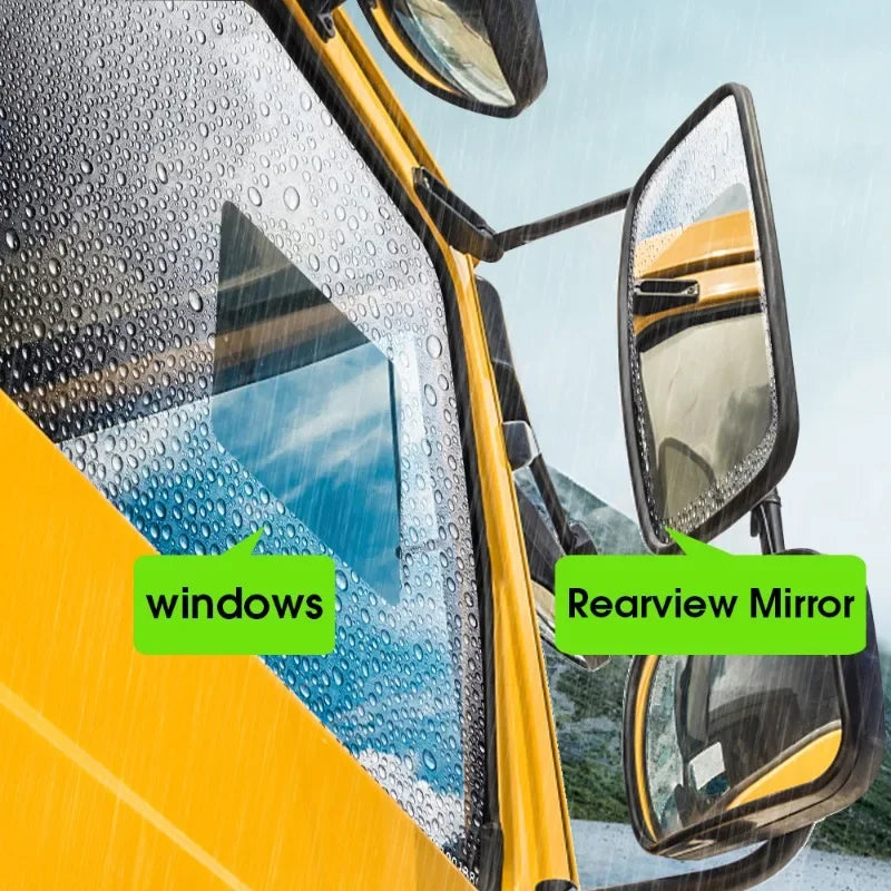 Car Truck Rain-proof Film Rearview Mirror protective Rain Proof Films Anti-Fog Waterproof Film Car Window Transparent Sticker