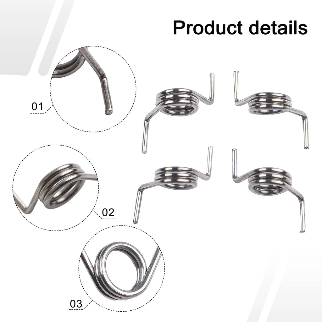 4PCS Door Lock Spring Set L&R For Mercedes W203 W211 W209 C E CLK Class Actuator Repair Springs Left Right Replacement