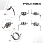 4PCS Door Lock Spring Set L&R For Mercedes W203 W211 W209 C E CLK Class Actuator Repair Springs Left Right Replacement