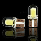 5/40PCS Light Bulbs LED W5W T10 COB 4SMD Led Parking Bulb Auto Wedge Clearance Lamp Canbus Silica Bright White License Amagi