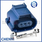 3 Pin Car Air Conditioner Pressure Switch Connector Knock Sensor Crankshaft camshaft position sensor plug 8K0973703 8K0 973 703