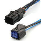 6 Pin Auto Waterproof Socket Car taillights Wire Harness Connector Front bumper radar plug HP285-06021 HP281-06020