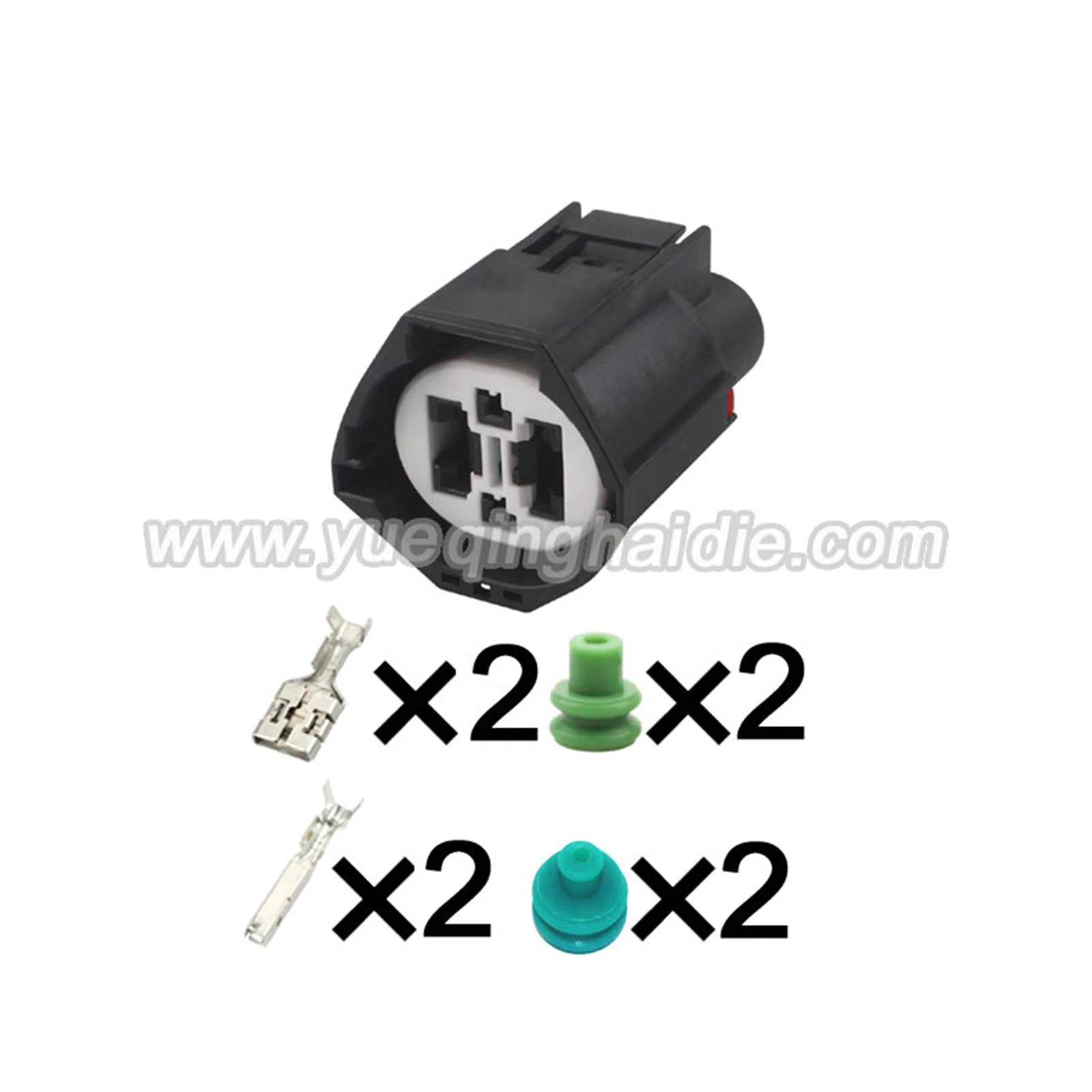 4 Pin Connector Waterproof 1.5mm 9.5mm Male Female Connector Automotive Koelventilator Stekker 7282-8598-30 7283-8598-30