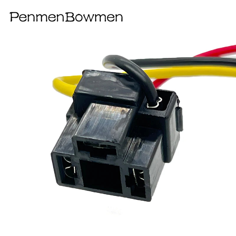 1 Set 3 Pin Car Headlight High Power Electrical Cable Connectors Female Wire Harness Plug