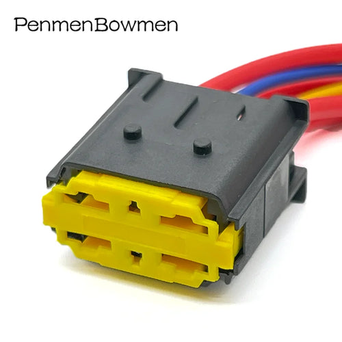 1 Set 6 Pin Auto Compound Size Holes Electrical Cable Connectors Waterproof Female Wire Harness Plug 1544147-1 1544148-1