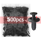Car Bumper Fender 8mm Hole 1000/500/50Pcs Plastic Rivets Fastener Screw Door Trim Panel Retainer Fastener Clips Car Accessories