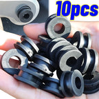 Rubber Motorcycle Cushion Washer Gasket Replacement Part Fairing Side Cover Bushing O Ring Anti Vibration Mount Black Pads