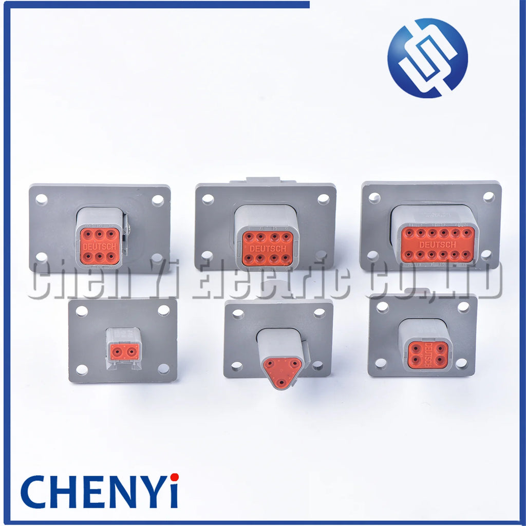 Connector With Fixed Flange Plug DT04-2P-L012 DT04-4P-L012 DT04-6P-L012 DT04-8P-L012 DT04-12P-L012 DT06-2S For Deutsch