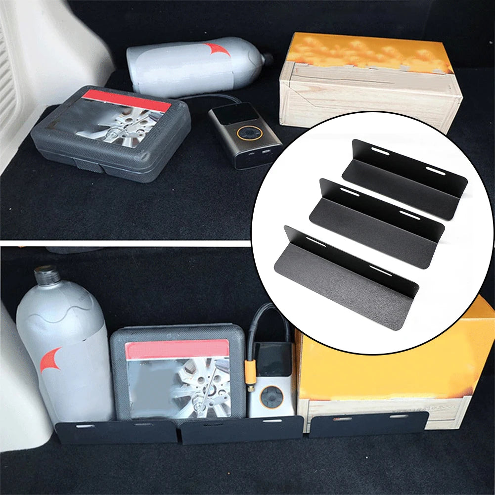 3PCS Car Trunk Organizer Flexible Car Cargo Blocks Trunk Divider Storage Block Replacement Car Trunk Accessories