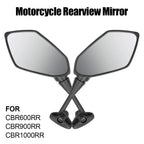 360° Rotating Wide Angle Bicycle Mirror Impact Resistant with Extra Large View Surface Seamless Handlebar Mount Bike amagi