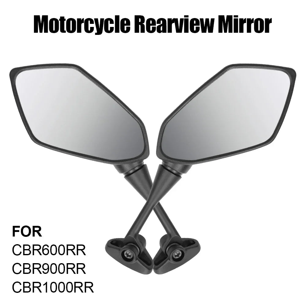 360° Rotating Wide Angle Bicycle Mirror Impact Resistant with Extra Large View Surface Seamless Handlebar Mount Bike amagi