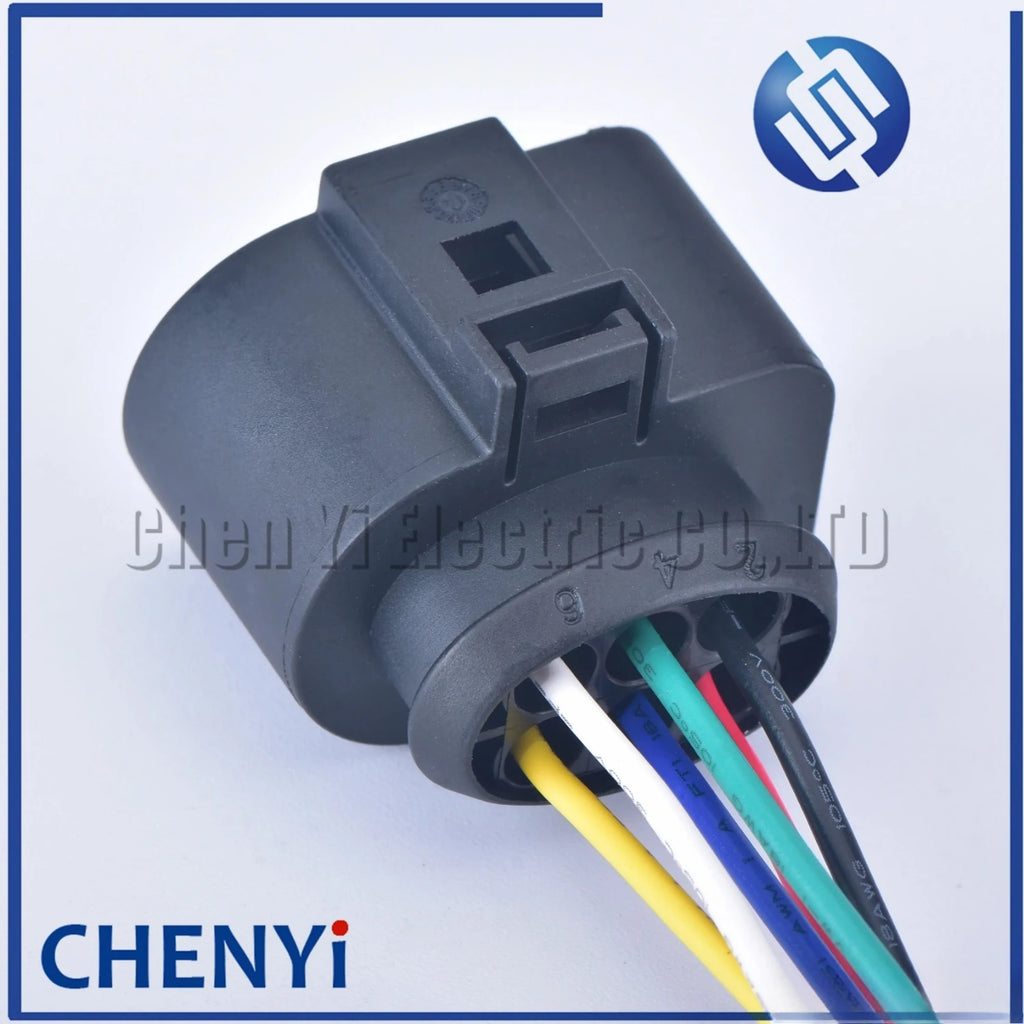 6 Pin 3.5mm 1J0973733 Automotive waterproof connector plug LSU 4.2 Oxygen Sensor Connector 1J0 973 733 with wires 1J0973833