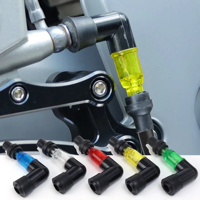 Motorcycle Ignition Spark Plug Cap Universal Flash Spark Plug High Pressure Cap Elbow Shaped Motorcycle Modification Accessories