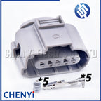 5 Pin Automobile waterproof connector Lambda Probe O2 Oxygen Sensor plug socket 8K0973705G 8K0 973 705G 0258027229