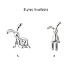 Cartoon Animal Rabbit Car Interior Center Console Decoration Personality Dining Table Desk Creative Props Accessories