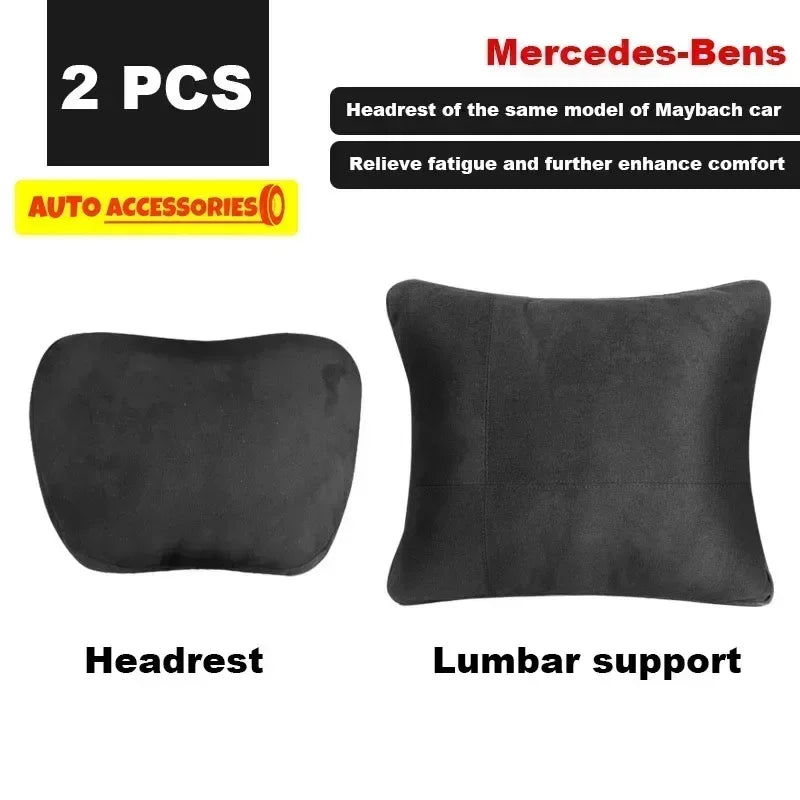 High Quality Car Headrest Neck Support Seat Design S Class Soft Universal Adjustable Car Pillow Neck Cushion Amagi