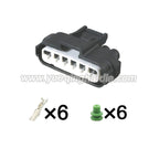 6 Pin Connector Waterproof 2.2mm Male Female Connector Automotive AC Assembly Wire Harness Cable Plug for Toyota 7283-1968-30