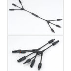 1/5/20/100 Sets DC PV Y Branch Photovoltaic Solar Connector 1000V 30A Male Female 3-Way 4-Way 5-Way Plug 1 To 2/3/4 Adapter