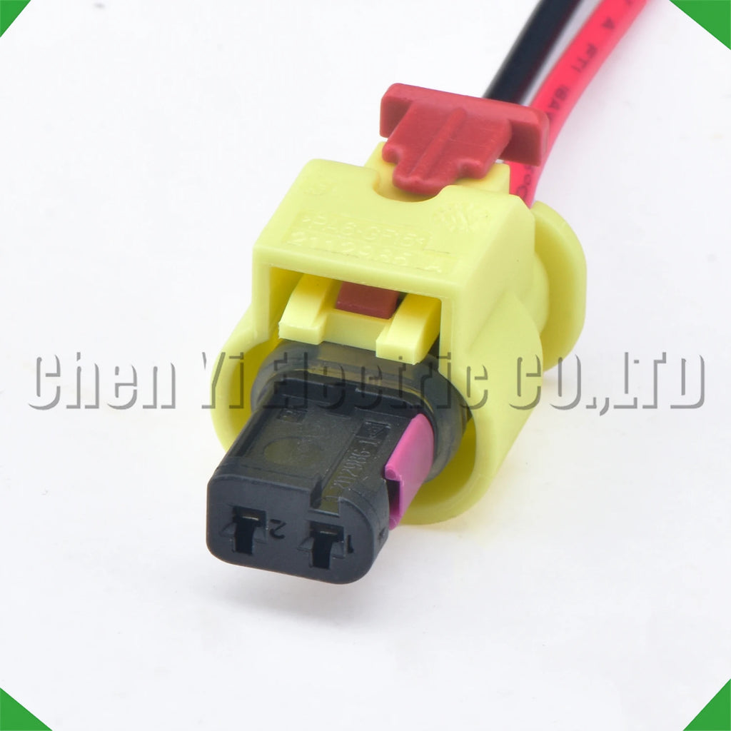 2 Pin waterproof connector Camshaft VVT solenoid valve Sensor plug 6R0973323 1718648-3 ...