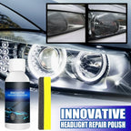Car Headlight Restoration Crystal Oxidation Yellowing Repair Refurbishment Lens Headlight Polishing Refurbishing Kit Tools New