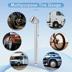 1Pcs Portable Car Tire Air Pressure Gauge 10-120 Psi Auto Truck Motorcycle Bike Tester Pen Shape Emergency Use Auto Accessories