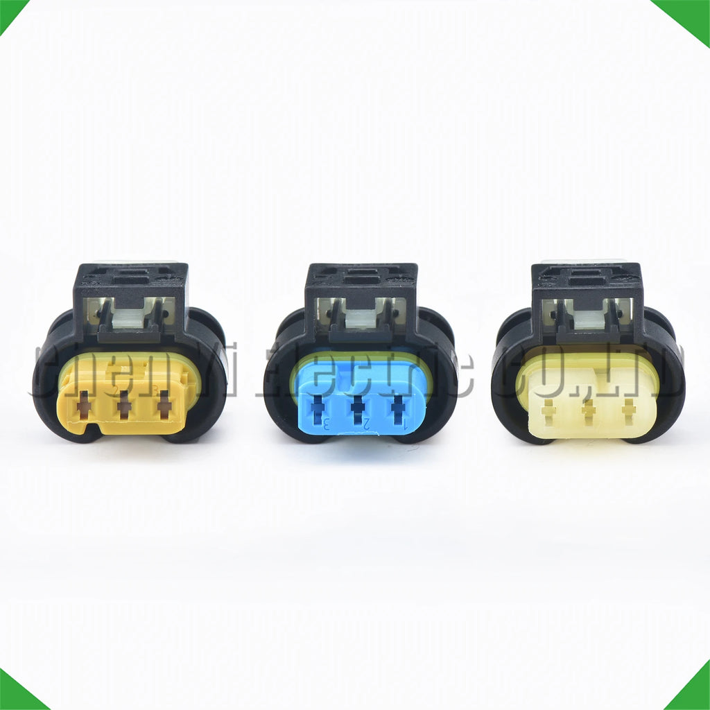 3 Pin Auto Connector reversing radar camshaft sensor Plug 805-121-522 805-121-523 805-1...