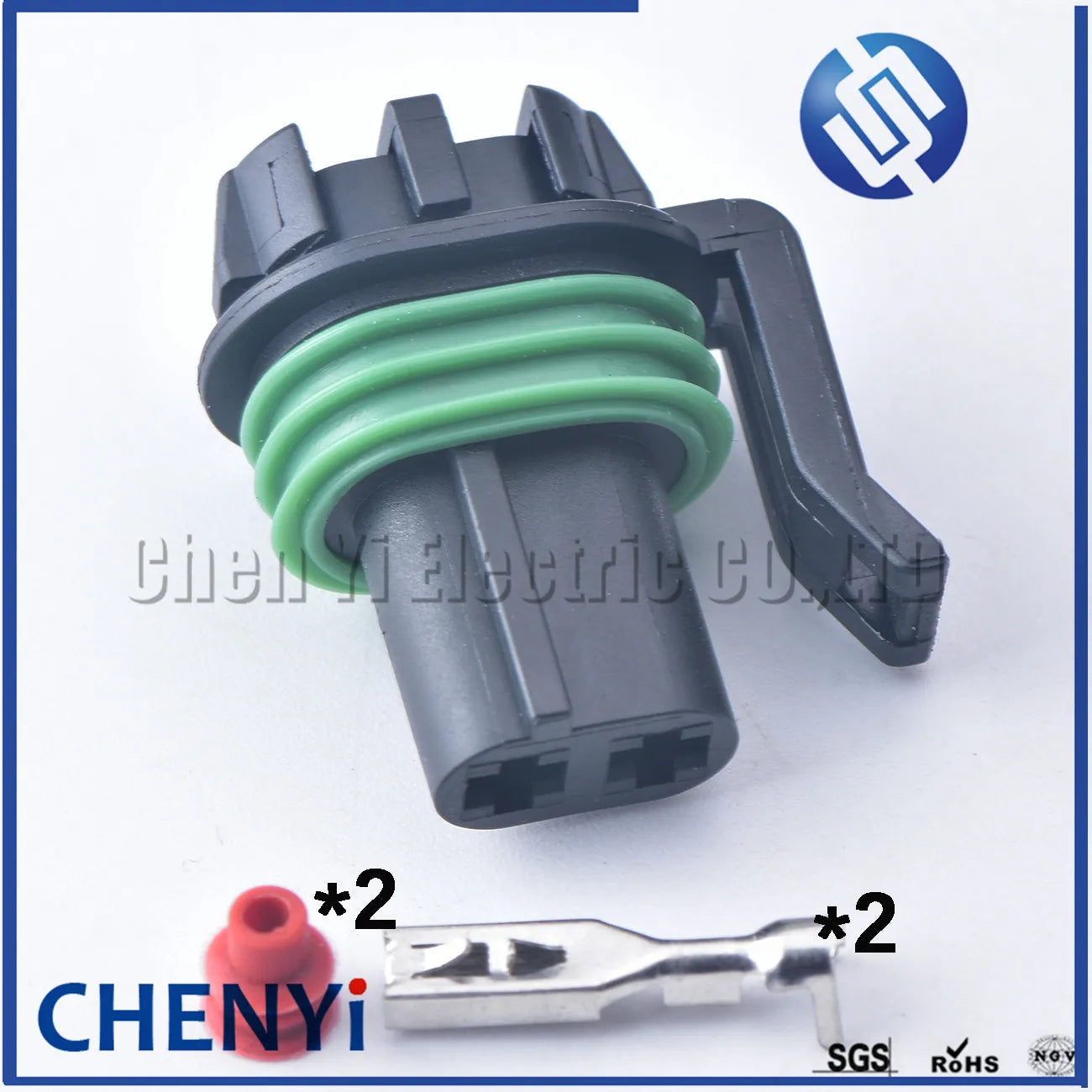 2 Pin Automotive waterproof connector fog light plug Harness connector CY000201A-2.8F CY000201B-2.8F For GM chevrolet With Pin