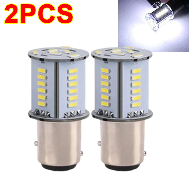 1/4pcs 1157 Strobe Brake Light Streamer BAY15D P21/5W DRL Reversing Parking Turn Signal Stop Tail Lamp for Auto Motorcycle