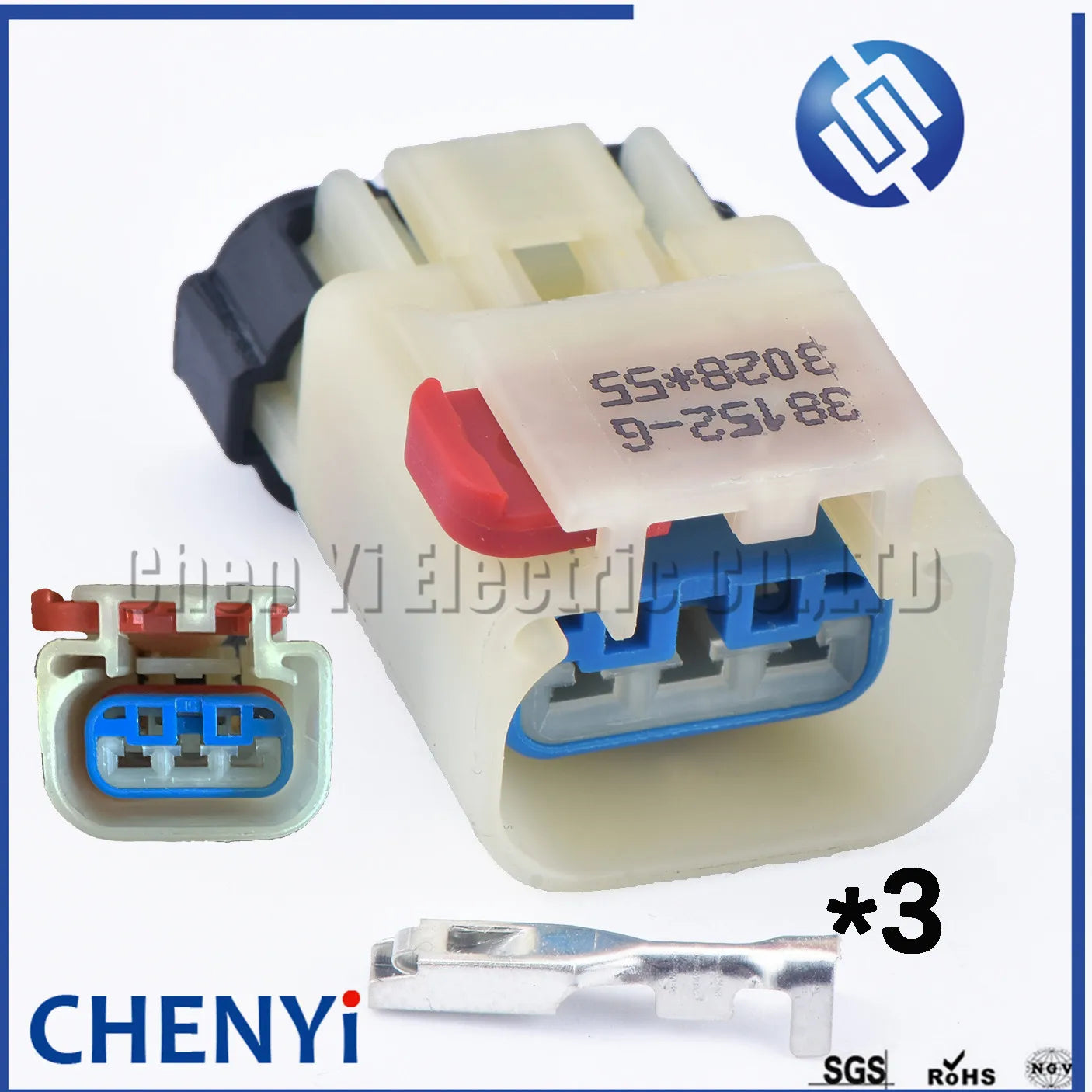1 set 3 Pin 2.8mm female auto waterproof connector camshaft position sensor socket plug for Cummins 54200311 13849911 54200315