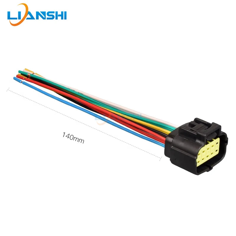 10-hole waterproof connector 174657-2 Connector 174655-2 for excavator display monitor instrument plug DJ71016Y-1.8-11/21