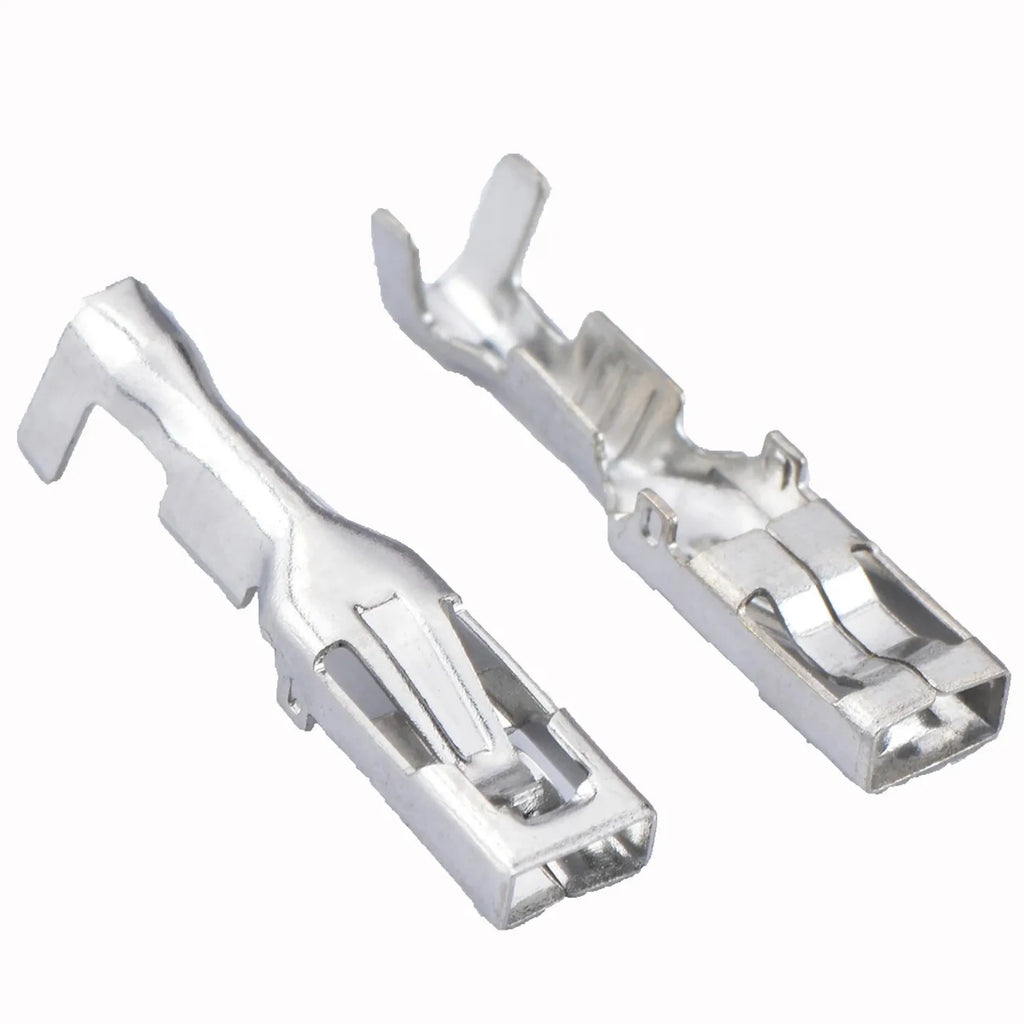 50 Pcs Brass Tinned Pins Auto Crimp Terminals Connector Female Splice Terminal  7116-1232 DJ624-3.5A G118 H62
