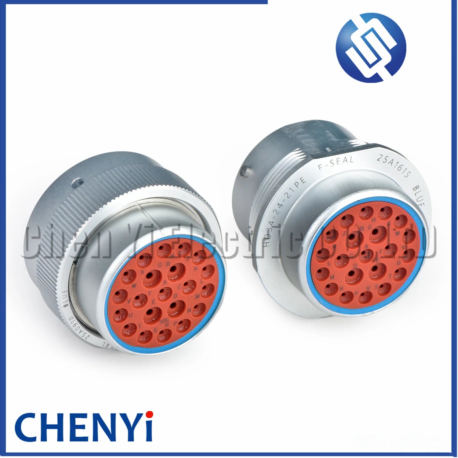 21 Pin Automotive waterproof connector DEUTSCH HD Series male or female Wire harness plug HD36-24-21SE HD34-24-21PE with Pins