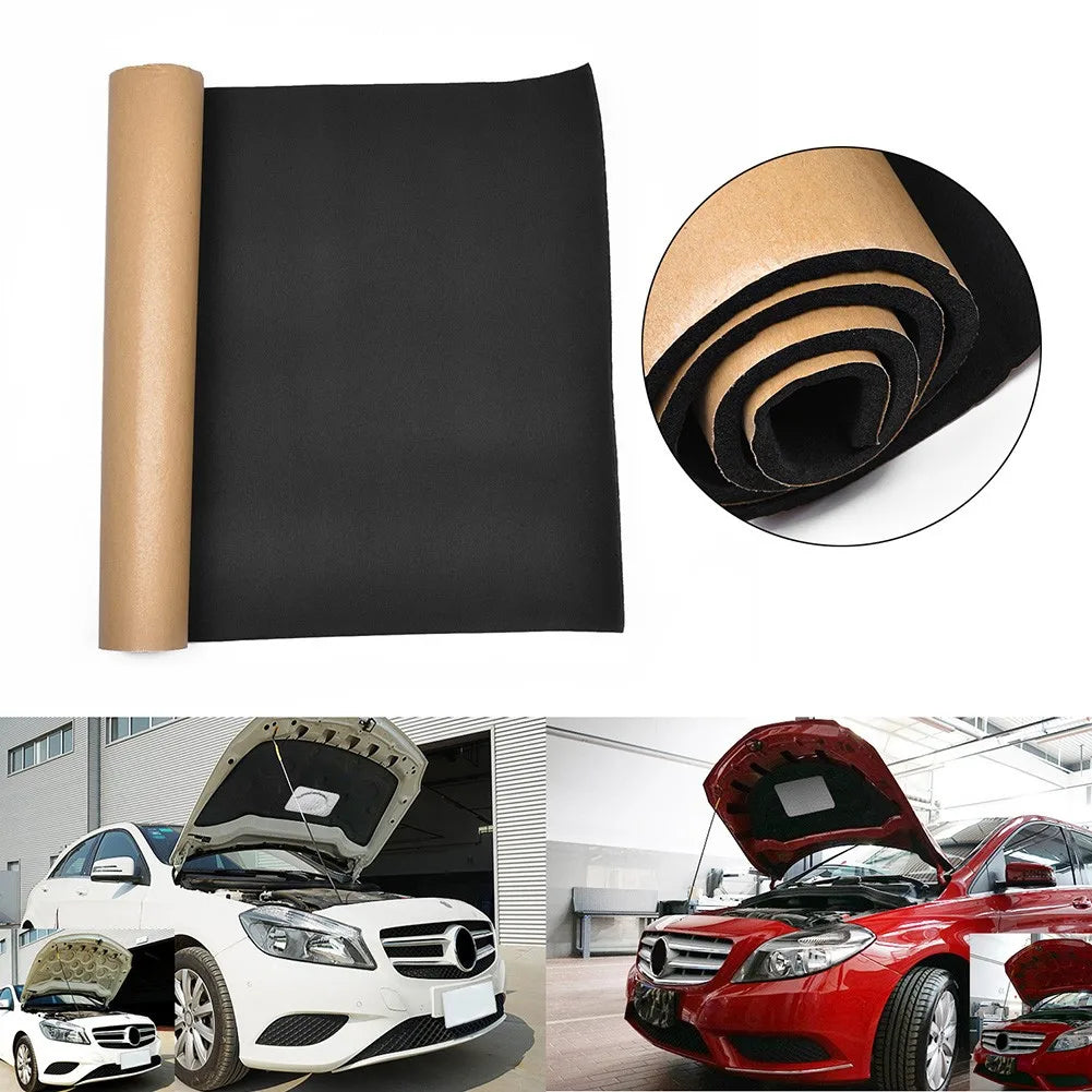 30*50cm 5mm Car High-Density High-Quality Sound Proofing Deadener Self Adhesive Foam Insulator Cotton Foam