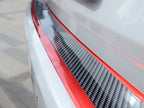 Car Stickers Anti Scratch Door Sill Protector Rubber Strip Carbon Fiber Threshold Protection Bumper Film Styling  Accessories
