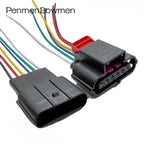 1 Set 6 Pin Car Gas Accelerator Throttle Pedal Electrical Cable Connectors Waterproof Female Male Wire Harness Plug 8K0973706
