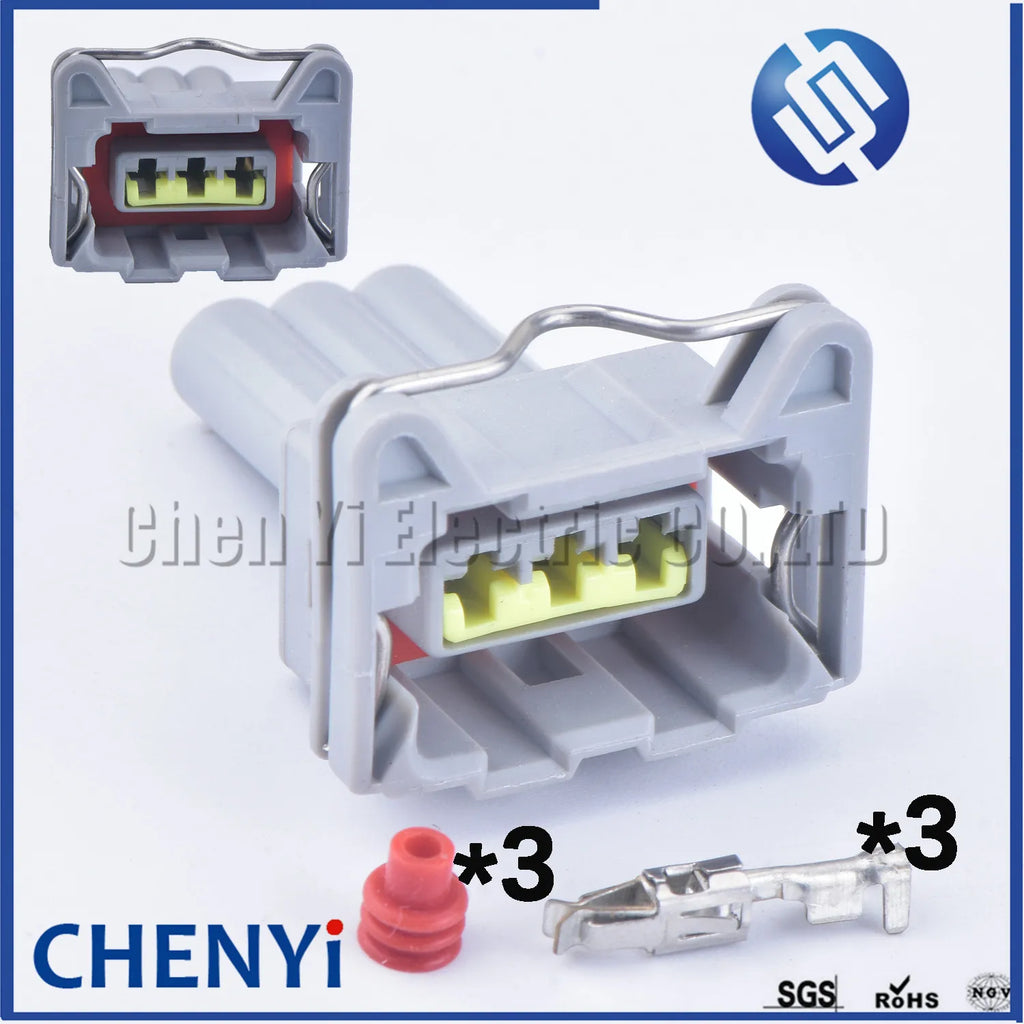 3 Pin Power Junior Timer Kit Boot Wire Connector Idle Motor Socket Electrical Oxygen Sensor Connector 282545-1 85205-1 368000-1