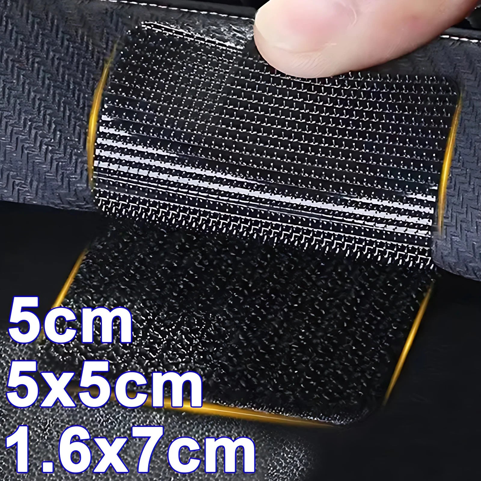 2/100pcs Carpet Fixing Stickers Double Faced High Adhesive Car Carpet Fixed Patches Home Floor Foot Mats Anti Skid Grip Tapes